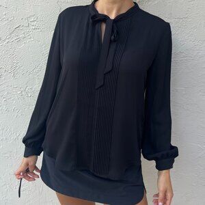 Banana Republic Black Tie Shirt